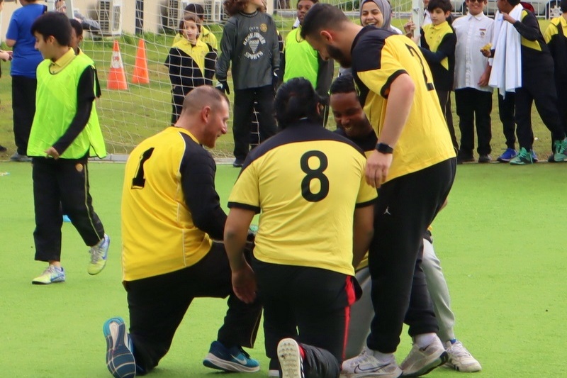 Soccer: Teachers vs Year 6 Students