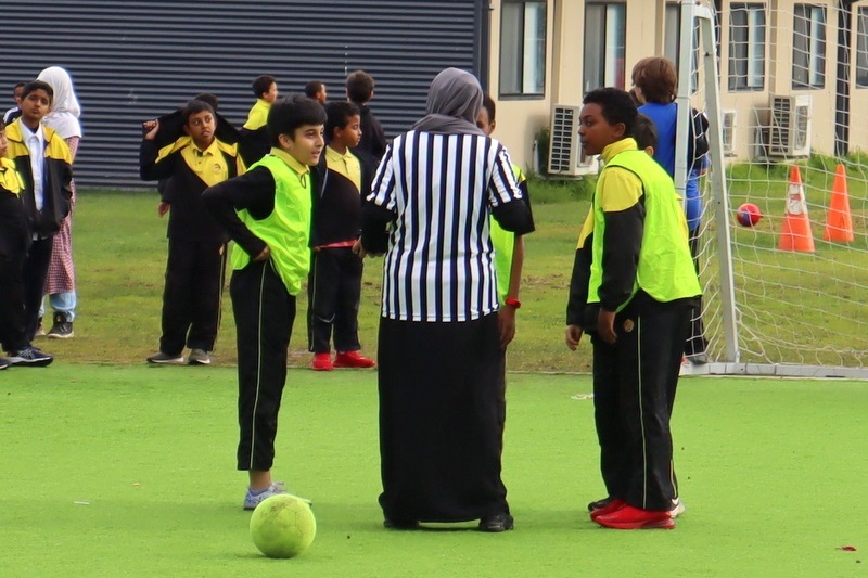 Soccer: Teachers vs Year 6 Students