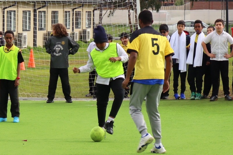 Soccer: Teachers vs Year 6 Students