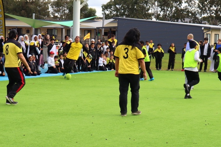 Soccer: Teachers vs Year 6 Students