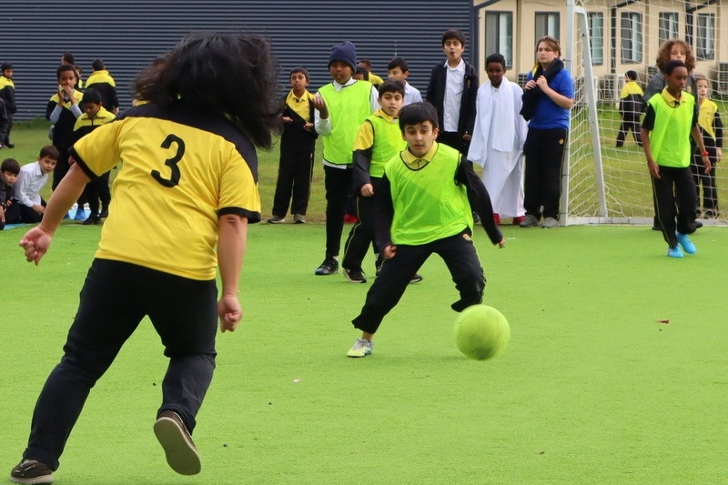 Soccer: Teachers vs Year 6 Students