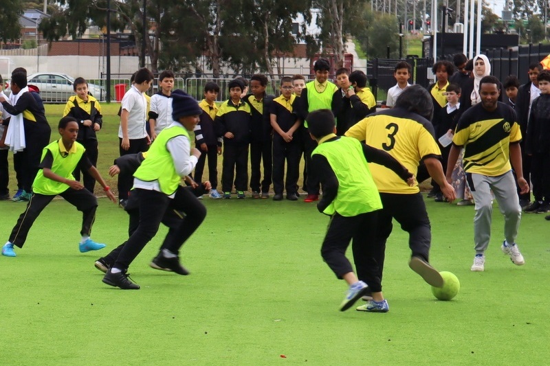 Soccer: Teachers vs Year 6 Students