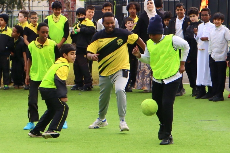 Soccer: Teachers vs Year 6 Students