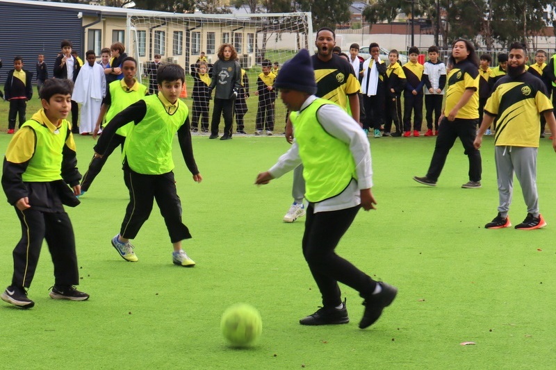 Soccer: Teachers vs Year 6 Students