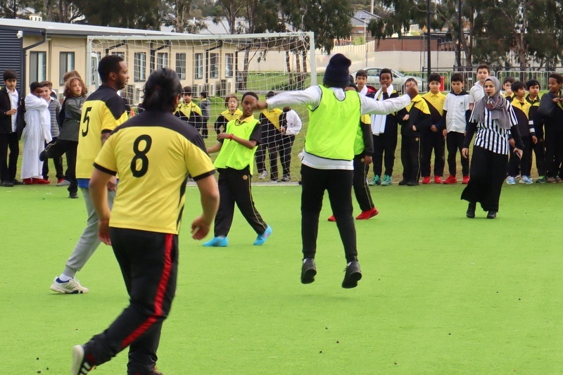 Soccer: Teachers vs Year 6 Students