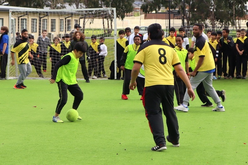 Soccer: Teachers vs Year 6 Students