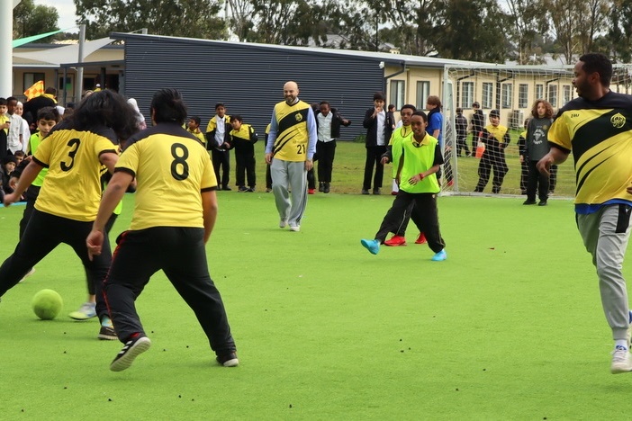 Soccer: Teachers vs Year 6 Students