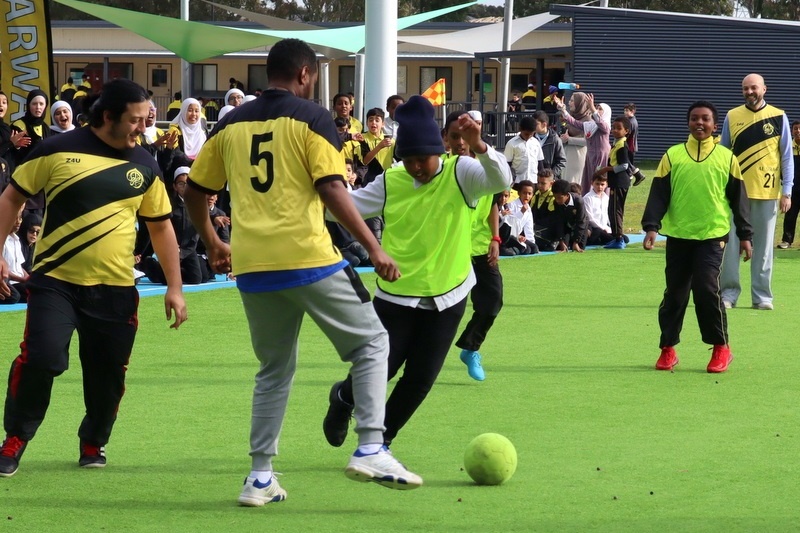 Soccer: Teachers vs Year 6 Students