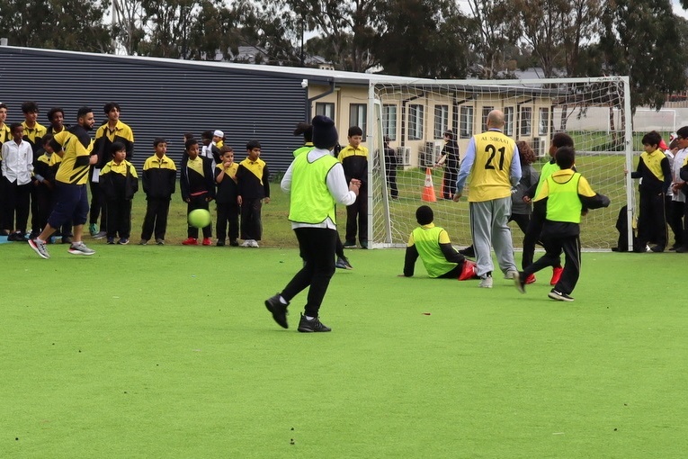 Soccer: Teachers vs Year 6 Students