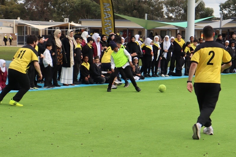 Soccer: Teachers vs Year 6 Students