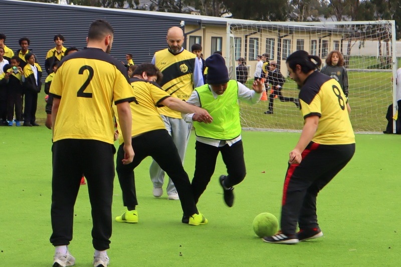 Soccer: Teachers vs Year 6 Students