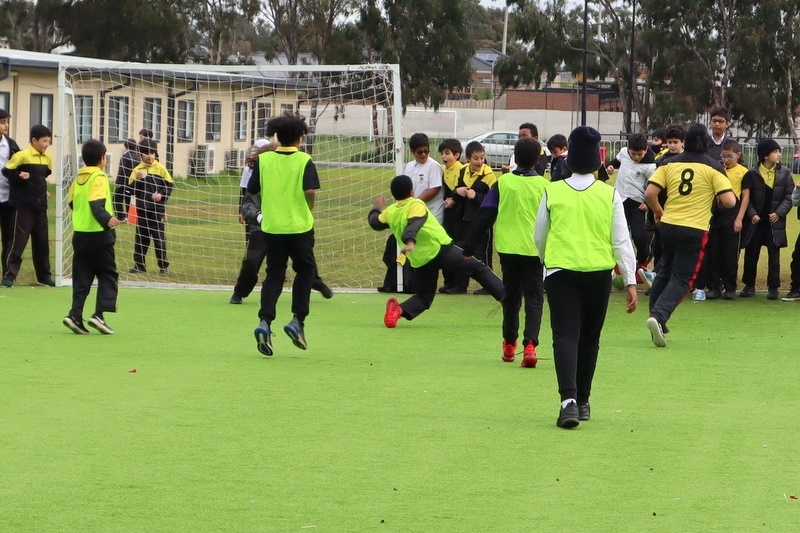 Soccer: Teachers vs Year 6 Students