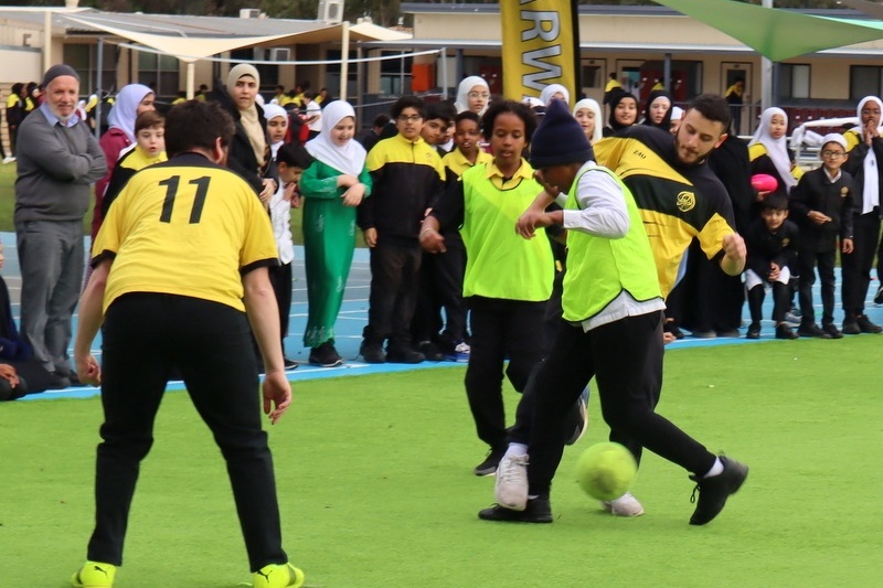 Soccer: Teachers vs Year 6 Students