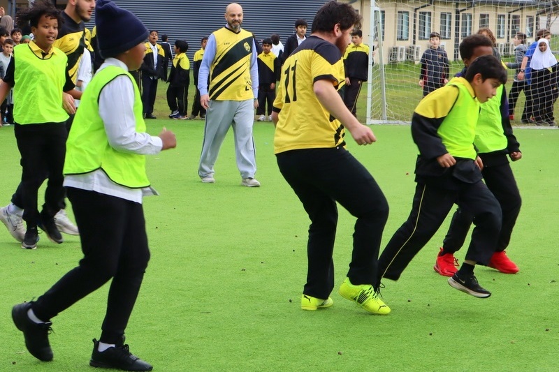 Soccer: Teachers vs Year 6 Students