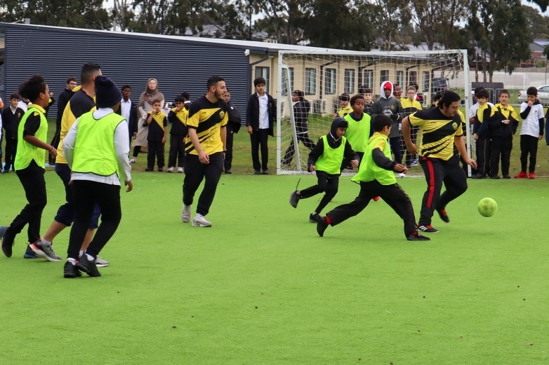 Soccer: Teachers vs Year 6 Students