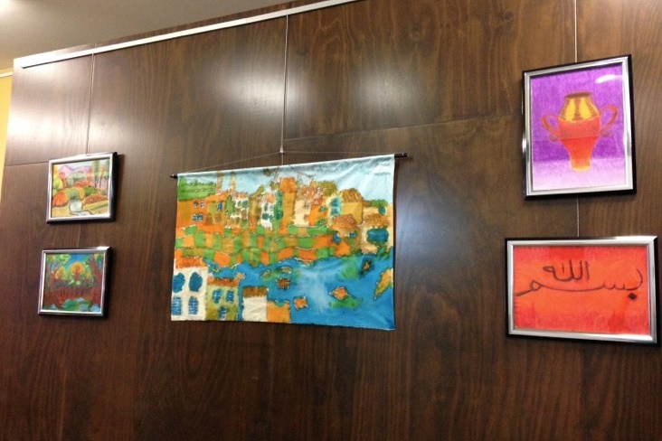 Students Art Work on Display at the Council