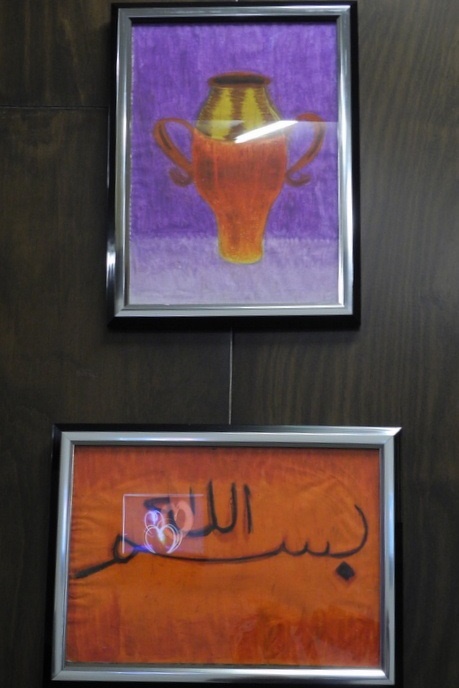 Students Art Work on Display at the Council