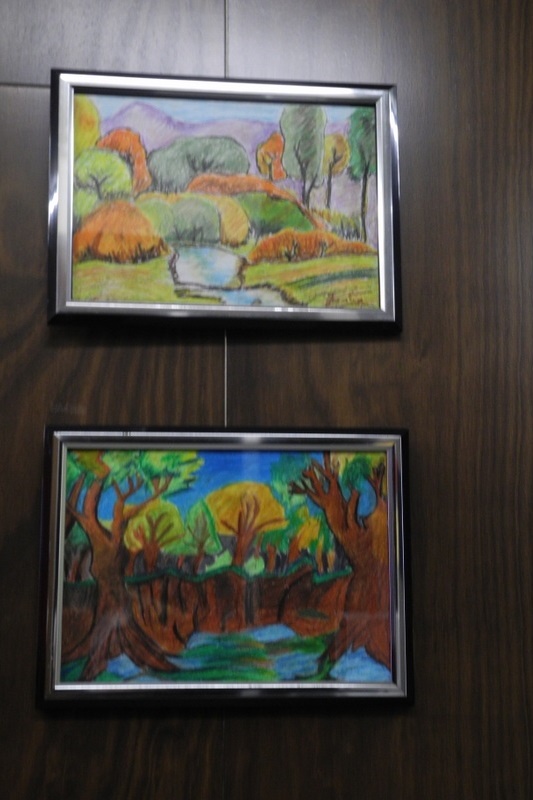 Students Art Work on Display at the Council