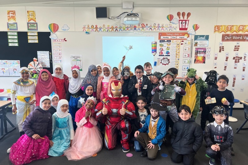 Primary Book Week started with a bang