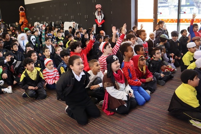 Primary Book Week started with a bang