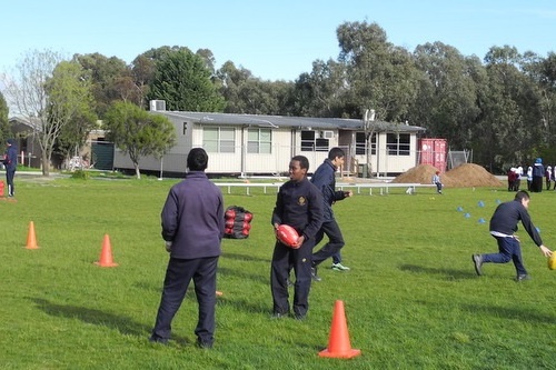 AFL Carlton Players Visit