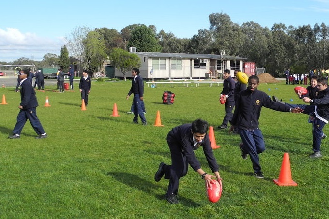 AFL Carlton Players Visit