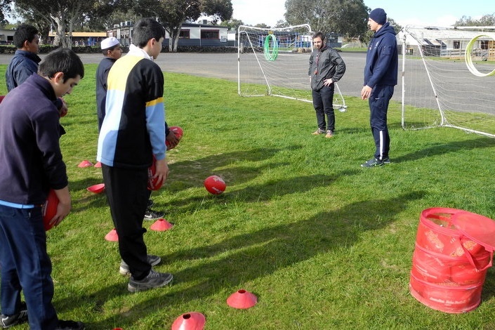 AFL Carlton Players Visit