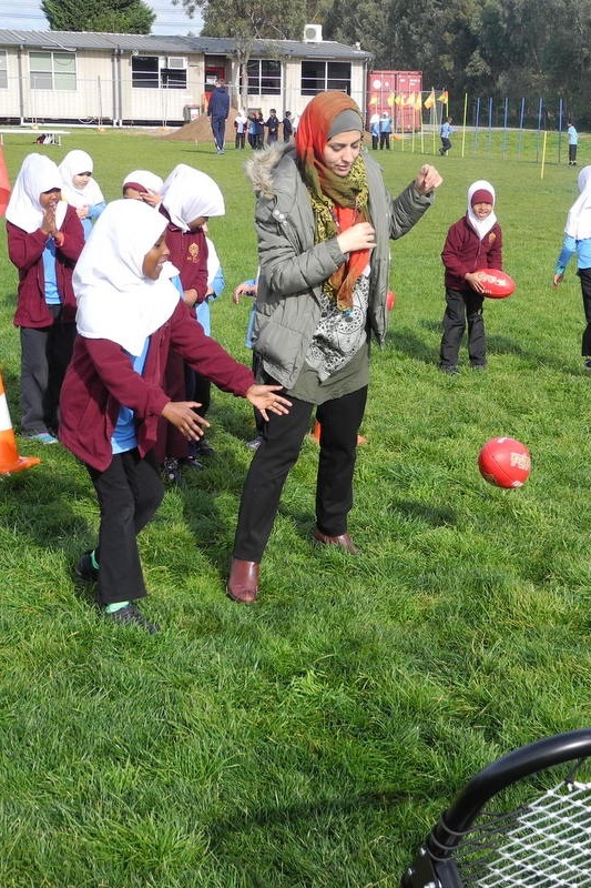 AFL Carlton Players Visit