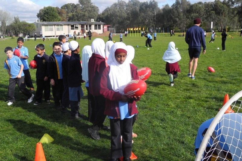 AFL Carlton Players Visit