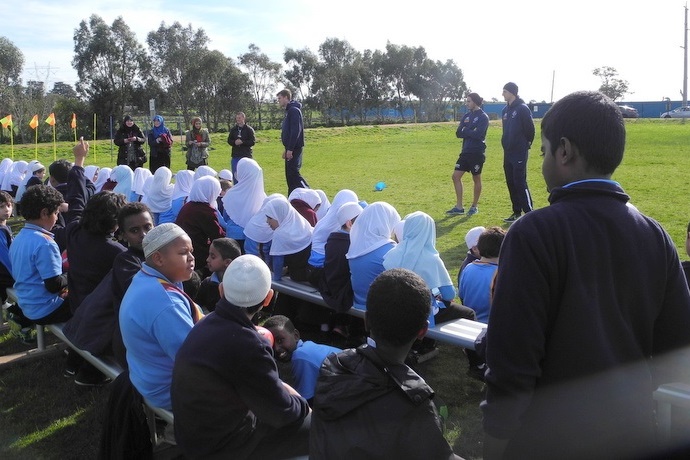 AFL Carlton Players Visit