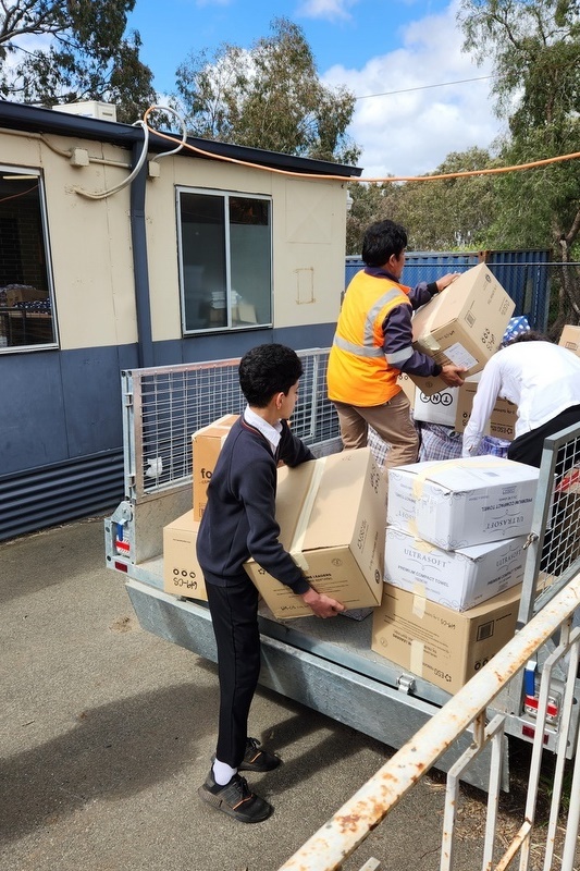 Donations Delivered to Afghan Refugees