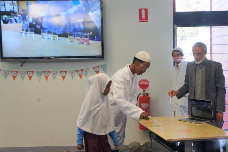 Chemistry Demonstration by Year 11 Students