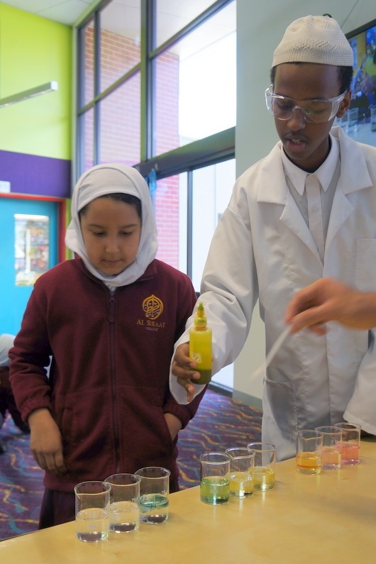 Chemistry Demonstration by Year 11 Students