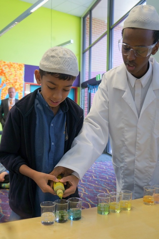 Chemistry Demonstration by Year 11 Students