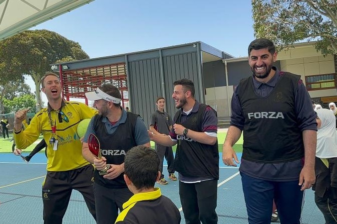 Year 12 Students vs Teachers FUTSAL Match