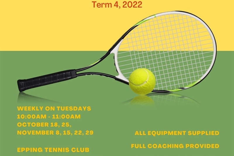 Ladies Tennis Program of Term 4