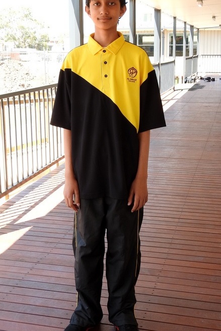 Senior Boys Sports Uniform: Short Sleeves Sports Top and Pants