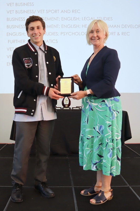 VCE Awards Ceremony with DUX 2022 presentation