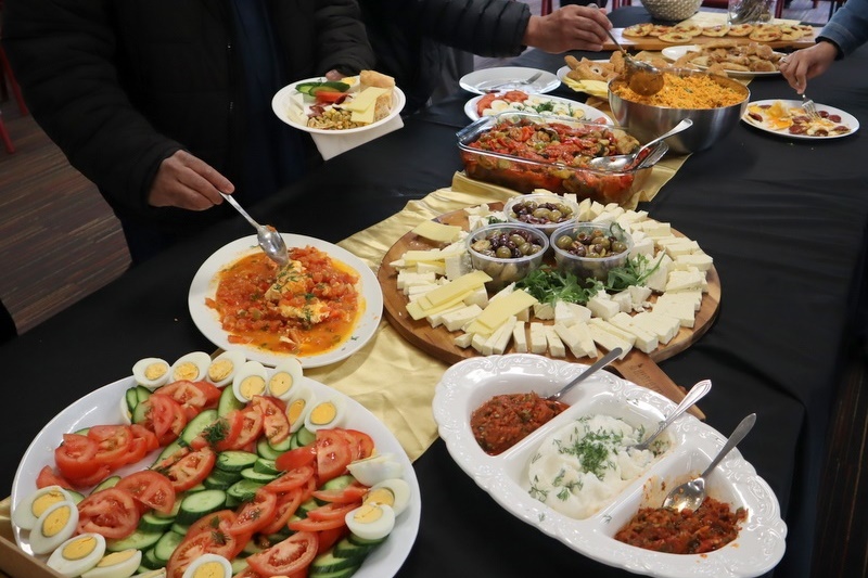 Staff Turkish Breakfast for R U OK? Day