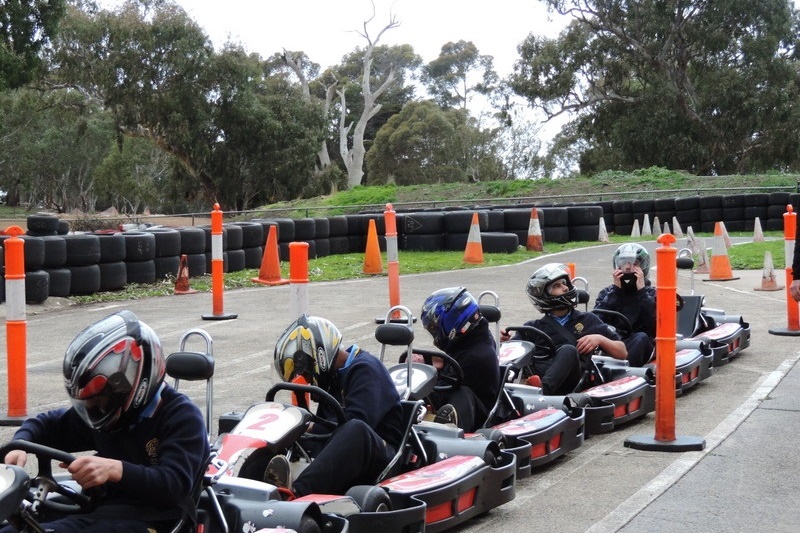 Senior Boys Outdoor Education Program: Go Karting