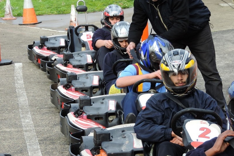 Senior Boys Outdoor Education Program: Go Karting