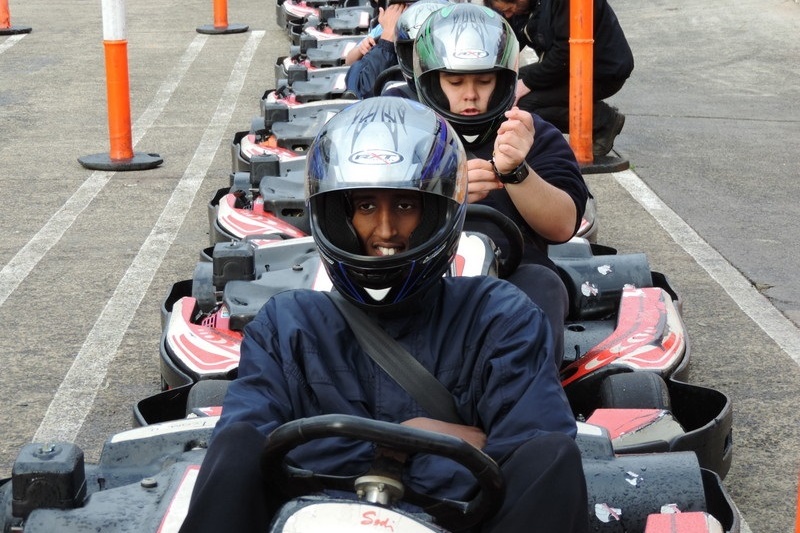 Senior Boys' Outdoor Education Program: Go Karting