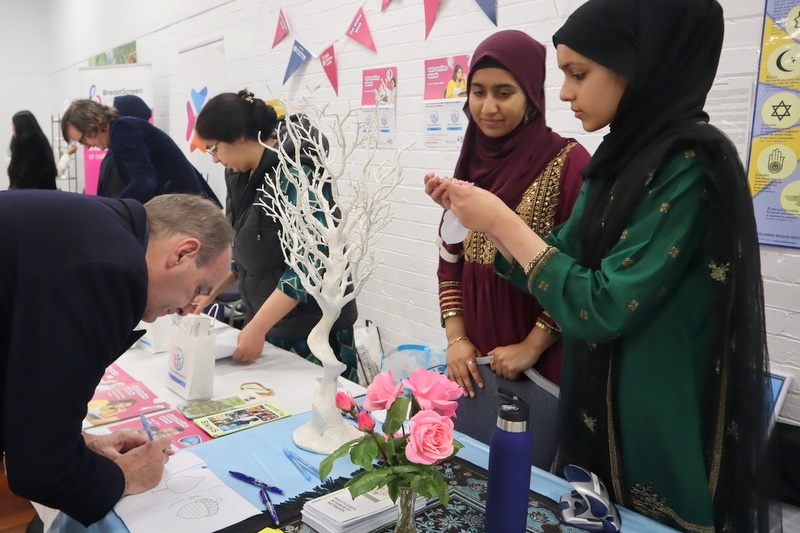 Student Volunteering at Carnival of Connections