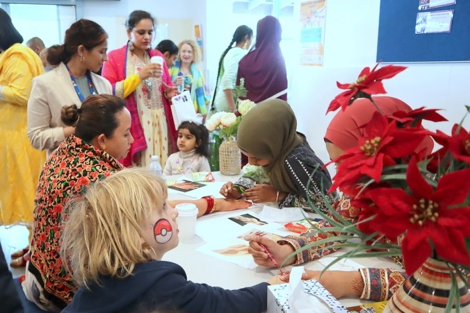 Student Volunteering at Carnival of Connections