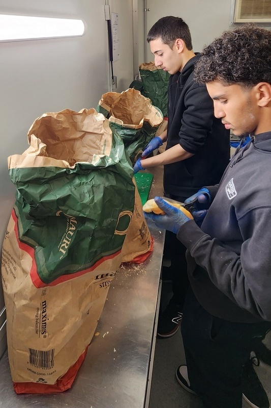 Senior Boys Lead Homeless Outreach