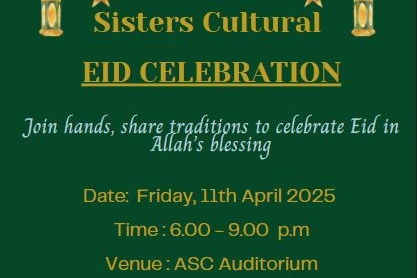 11 April: Sisters Cultural Eid Celebration