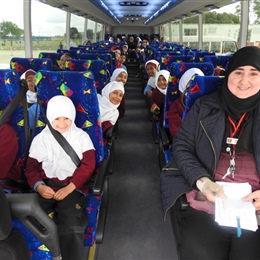 New School Bus' Maiden Voyage