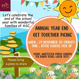 29 Nov: PFC End of Year Gathering 2024