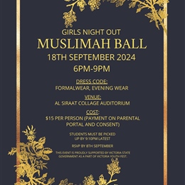 Muslimah Ball – Girls Night Out 2024 – SOLD OUT EVENT!