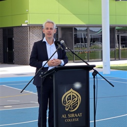 Special Assembly with Federal MP Andrew Giles